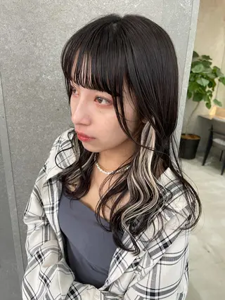 ロング カラー ヘアアレンジ レイヤー&カラー 人気美容師倉崎涼のヘアスタイル