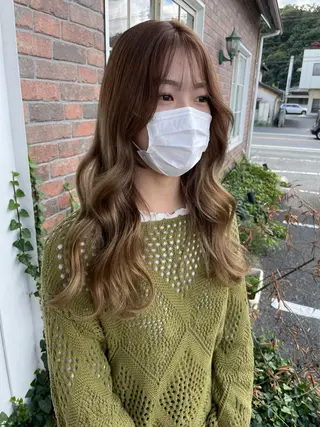 ロング カラー Mintleaf 💛MAYUKOのヘアスタイル