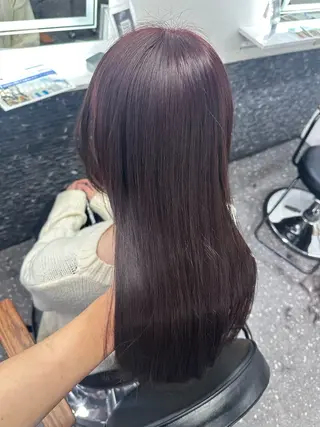 ロング カラー 髪質改善⭐️縮毛矯正 中野⭐️Rinaのヘアスタイル