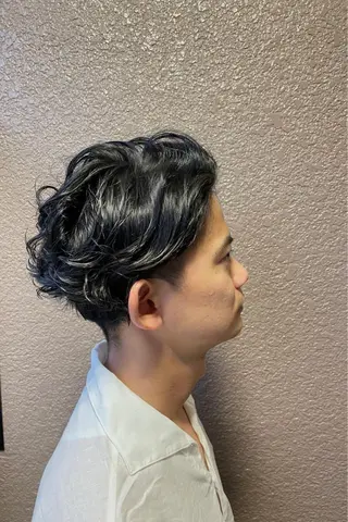 ショート パーマ メンズ 吉ヶ別符 亮祐のヘアスタイル
