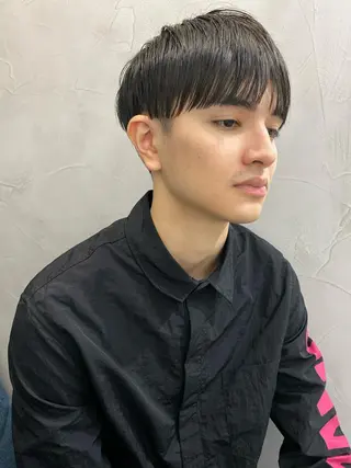 ショート パーマ メンズ 表参道メンズカット hikariのヘアスタイル