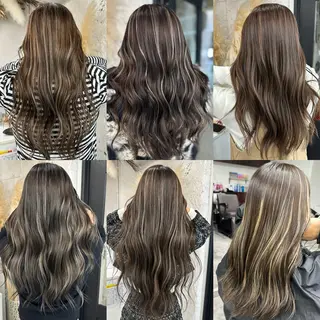 ロング カラー ヘアアレンジ 久米 治仁のヘアスタイル