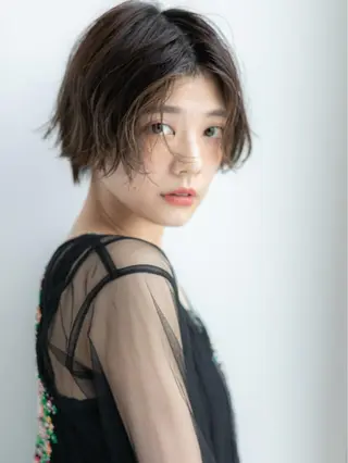 ショート 韓国カット/新保 辰明/大宮美容室のヘアスタイル