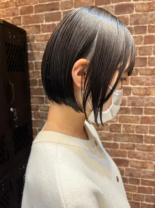 セミロング カラー パーマ ヘアアレンジ メンズ キッズ ネイル マツエク・マツパ アイブロウ 久木原 ゆりのヘアスタイル