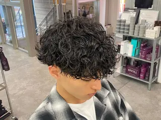 ショート カラー パーマ メンズ 🔥漢髪特化メンズ マネージャーYUKIのヘアスタイル