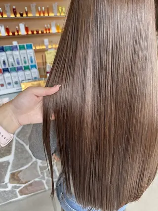 ロング 杉田 実来のヘアスタイル