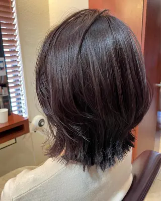 ショート こすげひろと カラー講師のヘアスタイル