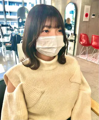 ミディアム 大友 正晴のヘアスタイル