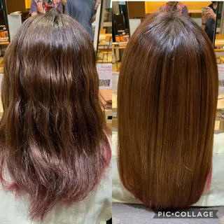 ミディアム 美髪形成！色素改善！ 秋田　和輝のヘアスタイル