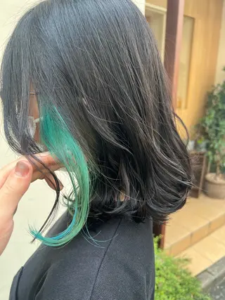 セミロング sakuma daikiのヘアスタイル