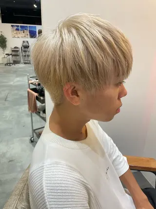 ショート カラー ヘアアレンジ メンズ 🔥メンズ特化🔥 木村 祐太のヘアスタイル
