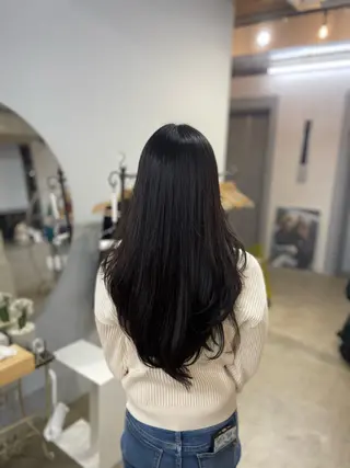 ロング cuore/ みく/艶カラーのヘアスタイル