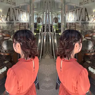 ショート ヘアアレンジ 💎ハイトーン/艶 カラー モエカ💎のヘアスタイル