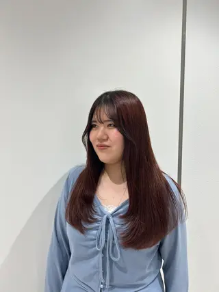 ロング ダブルカラー 🩷Rio🩷のヘアスタイル