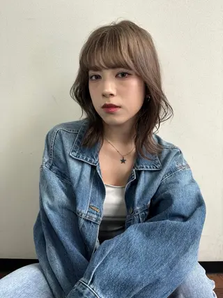 ミディアム カラー 高橋 秀平のヘアスタイル