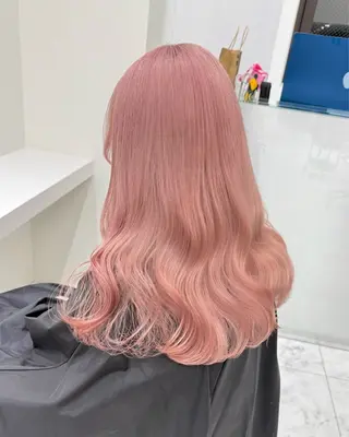 ロング カラー ハイトーンカラー💞 くるみ🎀のヘアスタイル