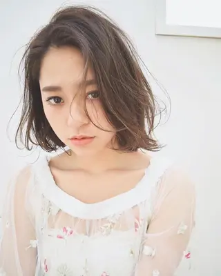 ミディアム カラー パーマ ヘアアレンジ メンズ キッズ ネイル マツエク・マツパ EnBlesS西宮 マンツーマン神道有基のヘアスタイル