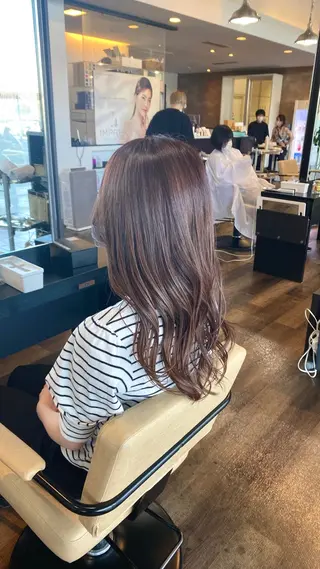 セミロング カラー 杉原魁/髪質改善/ 似合わせパーマのヘアスタイル