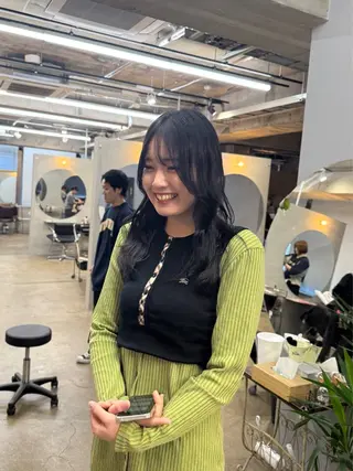 ロング カラー 髪質改善/縮毛矯正/ 超高濃度水素ケアのヘアスタイル