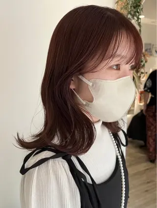 カラー 山崎結菜 髪質改善💎のヘアスタイル