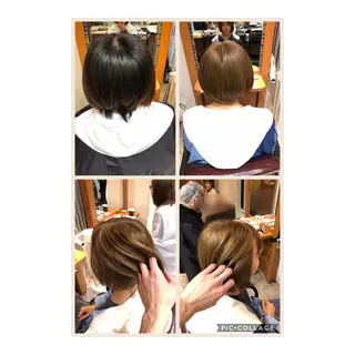 ショート カラー 100%髪質改善特化 TRUNSのヘアスタイル
