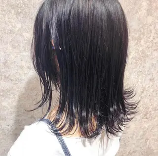 ミディアム カラー ケアブリーチ /髪質 改善/古橋圭史郎のヘアスタイル