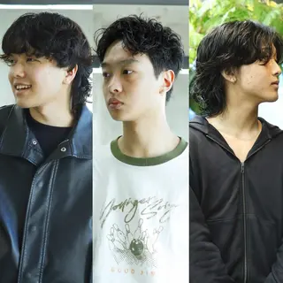 パーマ メンズ あずまりんの/メンズ /ブリーチ特化のヘアスタイル