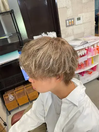 ショート カラー メンズ メンズパーマ屋さん /yuki☃️💭のヘアスタイル