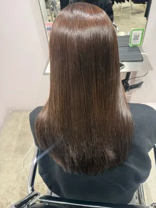 ロング カラー 前囿 真桜のヘアスタイル