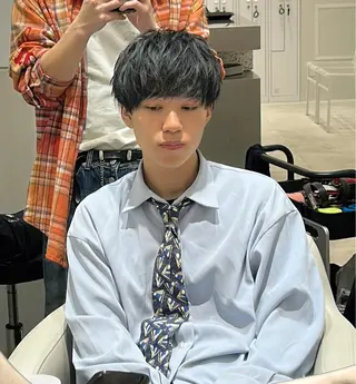 メンズ option所属・三浦千裕 メンズカットのヘアスタイル