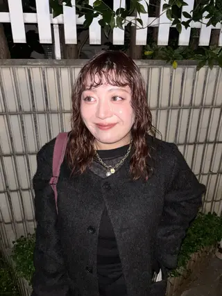ミディアム パーマ ハードパーマ Rico💜のヘアスタイル