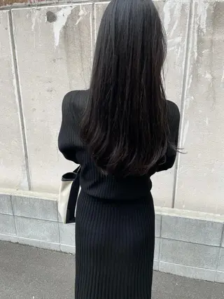 ロング さの あやねのヘアスタイル