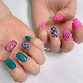 ネイル nail salon e'mu💐のネイルデザイン