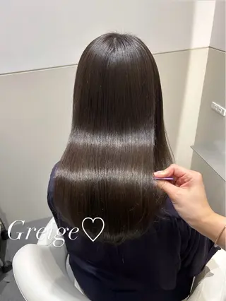 セミロング カラー 🩷韓国ヘア/ヨシン モリ🩷Maikaのヘアスタイル