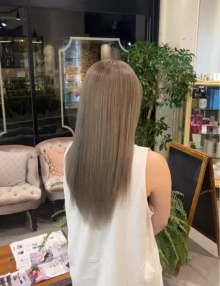 ロング カラー 🫐 キナリ🫐のヘアスタイル