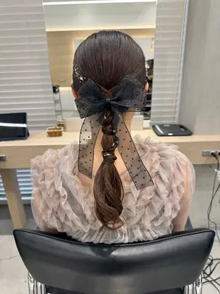 ヘアアレンジ ナカバチ ユイ🌼 Rizm greenのヘアスタイル