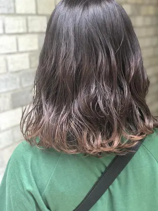 セミロング AYAKA 下北沢suuのヘアスタイル