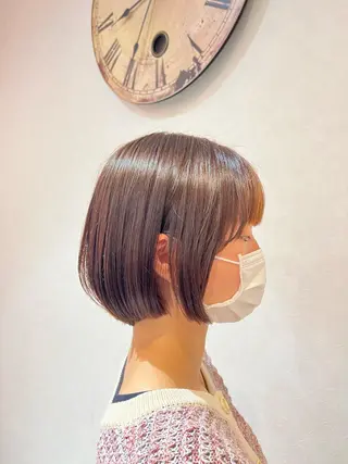 ショート sayaka 透明感カラーのヘアスタイル