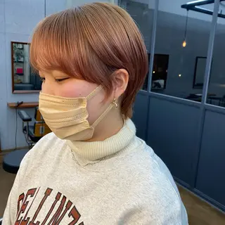 ショート ハイトーン/デザイン hirokiのヘアスタイル