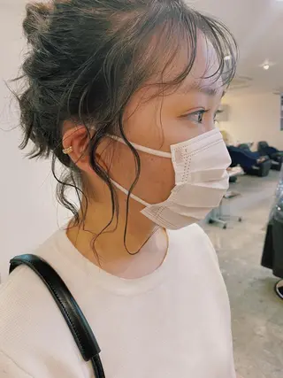 ショート カラー ヘアアレンジ fit stand /HIIRAGIのヘアスタイル