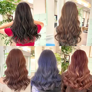 セミロング カラー ヘアアレンジ 🌈インナーカラー ‘ショウマ’🌈のヘアスタイル