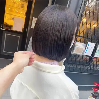 ショート カラー 髪質改善特化 安東駿介のヘアスタイル