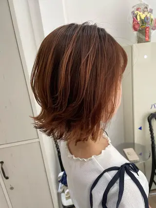 ショート ENN藤本 大輝艶感カラーのヘアスタイル