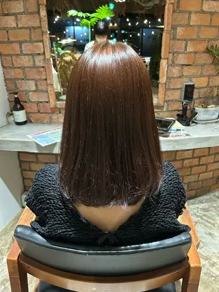 ミディアム 舩津 菜月のヘアスタイル