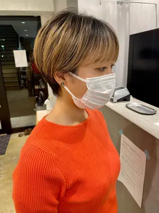 ショート ミゾブチ ユリカのヘアスタイル