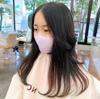 ロング ヘアアレンジ 那須 颯太のヘアスタイル