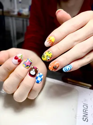 メンズ ネイル Hi beauty 渋谷のネイルデザイン