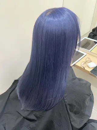 セミロング カラー ✨【公式】 juhl.横浜✨のヘアスタイル