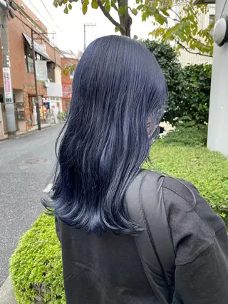 セミロング カラー hazuki 🌝のヘアスタイル