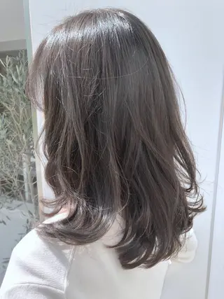 セミロング カラー ショートヘア / 星野菜月のヘアスタイル